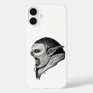 Troll Black and White Design iPhone 16 Plus Hoesje