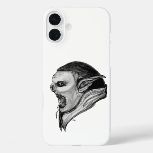 Troll Black and White Design Case-Mate iPhone Case (Achterkant)