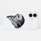 Troll Black and White Design iPhone 16 Hoesje (Achterkant horizontaal)