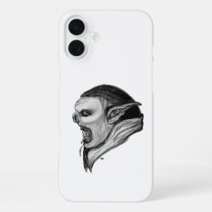 Troll Black and White Design iPhone 16 Plus Hoesje