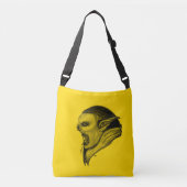 Troll Black and Yellow Design Crossbody Tas (Voorkant)