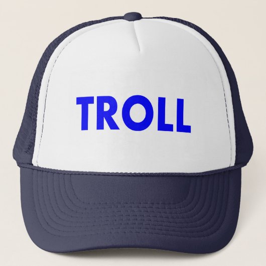 Troll Blue Trucker Pet (Voorkant)