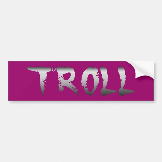 Troll Bumpersticker (Voorkant)