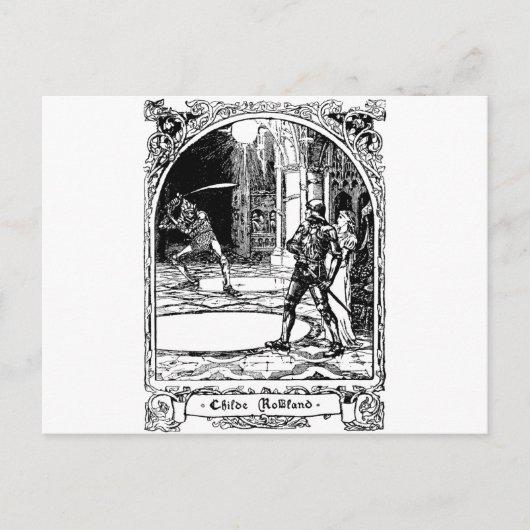 troll-clipart-1 briefkaart (Voorkant)