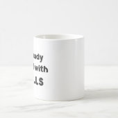 troll deal met koffiemok (Center)