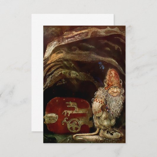 "Troll door John Bauer" Bedankkaart (Voorkant / Achterkant)