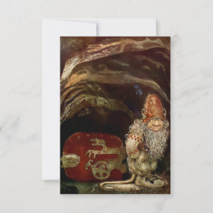 "Troll door John Bauer" Bedankkaart