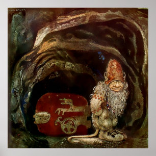 "Troll door John Bauer" Poster