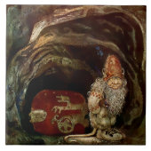 "Troll door John Bauer" Tegeltje (Voorkant)