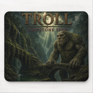 Troll Dripstone Overspanning Donkere Realisme Muismat