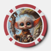 Troll Elf Playing Cards style 1 Poker Chips (Achterkant)