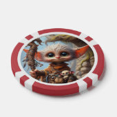 Troll Elf Speelkaarten stijl 1 Poker Chips (Enkel)
