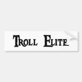 Troll Elite Bumpersticker (Voorkant)