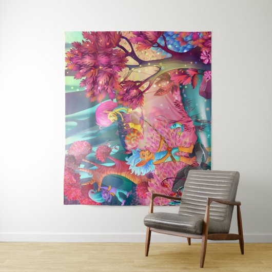 Troll Forest Wandkleed (In situ)