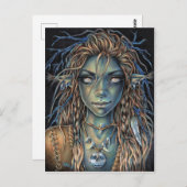 Troll Girl Briefkaart (Voorkant / Achterkant)