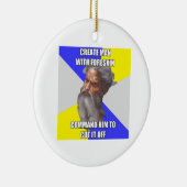 Troll God Circumcision Keramisch Ornament (Rechts)