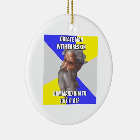 Troll God Circumcision Keramisch Ornament (Rechts)