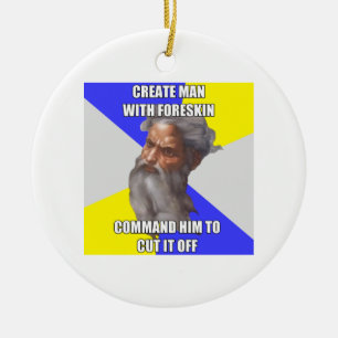 Troll God Circumcision Keramisch Ornament