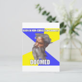 Troll God Doomed Briefkaart (Staand voorkant)