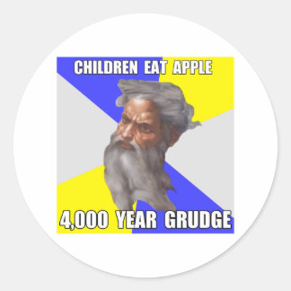 Troll God Grudge Ronde Sticker