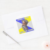 Troll God Grudge Ronde Sticker (Envelop)