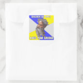 Troll God Grudge Ronde Sticker (Tas)