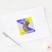 Troll God Kills Ronde Sticker (Envelop)