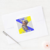 Troll God Saltwater Ronde Sticker (Envelop)