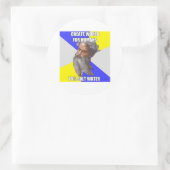 Troll God Saltwater Ronde Sticker (Tas)