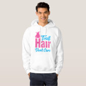 Troll Hair Dont Care Halloween Kerstmis Gi Hoodie (Voorkant volledig)