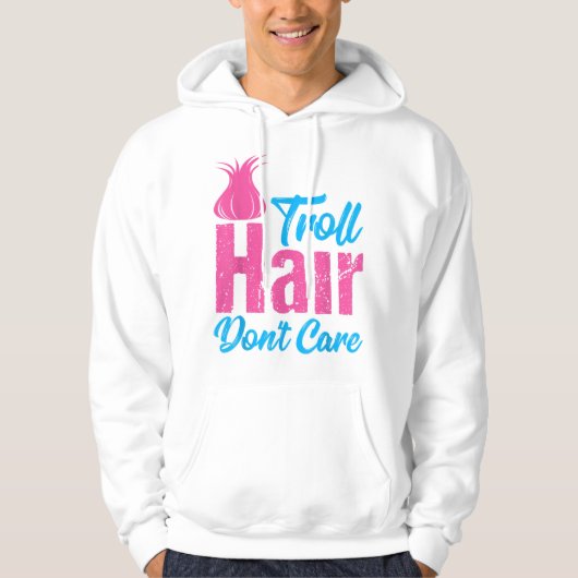 Troll Hair Dont Care Halloween Kerstmis Gi Hoodie (Voorkant)