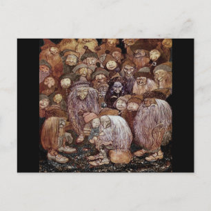 Troll Hugging Boy Gnome Briefkaart