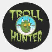 TROLL HUNTER RONDE STICKER (Voorkant)