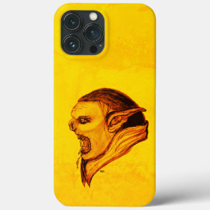Troll in zwart en geel design Case-Mate iPhone case