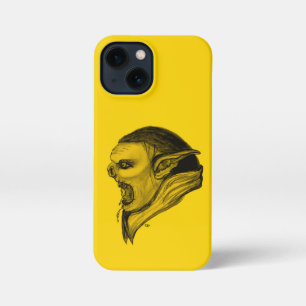 Troll in zwart en geel design iPhone 13 mini hoesje