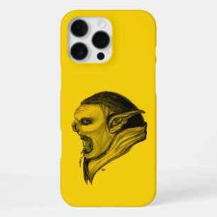Troll in zwart en geel design iPhone 16 pro max hoesje