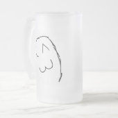 Troll LeMe Memes BLITHESOME GRAppig - BEWERKBAAR Matglas Bierpul (Voorkant links)