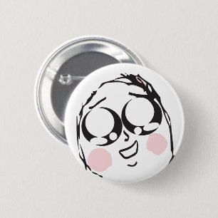 Troll Me Memes ANIME KIES JE KLEUR BEWERKBAAR Ronde Button 5,7 Cm