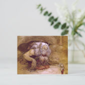 Troll met Little Boy Briefkaart (Staand voorkant)