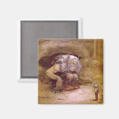 Troll met Little Boy Magneet (Voorkant / Achterkant)