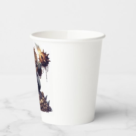 Troll met Mace Papieren Bekers (Links)