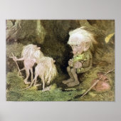 Troll met zijn huiskikker poster (Voorkant)