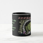 Troll onder een brug mok (Midden)