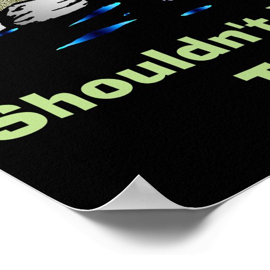 Troll onder een brug poster (Hoek)