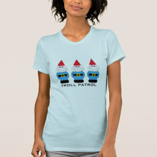 Troll Patrol Triplet Scandinavian Gnome T-shirt