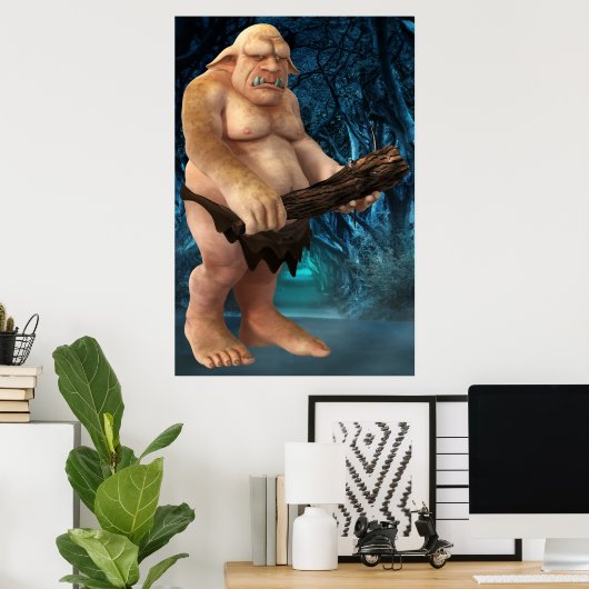 Troll Poster (Thuiskantoor)