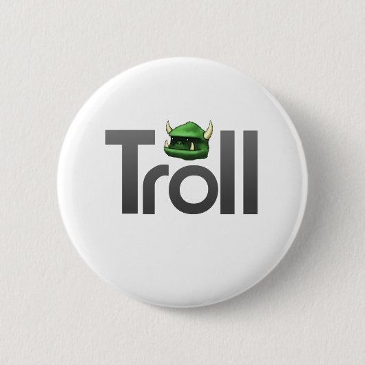 Troll Ronde Button 5,7 Cm (Voorkant)