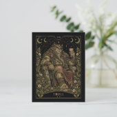 Troll, Starlit Tarot Kunst Briefkaart (Staand voorkant)