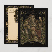 Troll, Starlit Tarot Kunst Briefkaart (Voorkant / Achterkant)