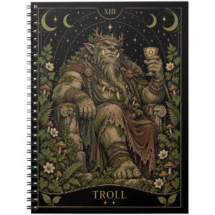 Troll, Starlit Tarot Kunst Notitieboek